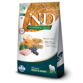 Ração N&D Ancestral Grain Selection para cachorros adultos maxi e giants 15,0kg - Imagem principal