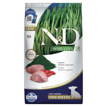 Ração N&D Cordeiro, Spirulina e Goji Berry 2kg Cães Filhotes Raças Pequenas - Imagem principal