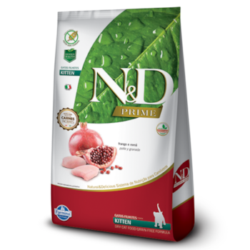 Ração N&D Prime Para Gatos Filhotes Sabor Frango e Romã 1,5kg - Imagem principal