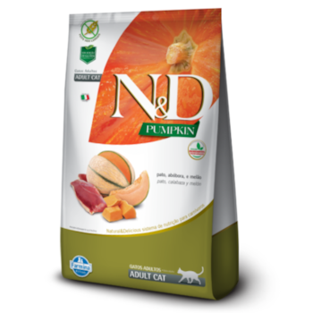 Ração N&D Pumpkin para Gatos Adultos Sabor Pato, Abóbora e Melão 400g - Imagem principal