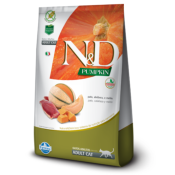 Ração N&D Pumpkin para Gatos Adultos Sabor Pato, Abóbora e Melão 7,5kg - Imagem principal