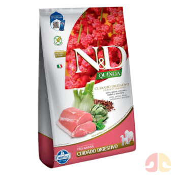 Ração N&D Quinoa Controle de Peso para Cães Raças Grandes e Médias Suíno, Quinoa, Brócolis e Aspargo 10,1kg - Imagem principal