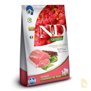 Ração N&D Quinoa Cuidado Digestivo para Cães Raças Grandes e Médias Suíno, Quinoa, Erva-doce 10,1kg - Imagem principal