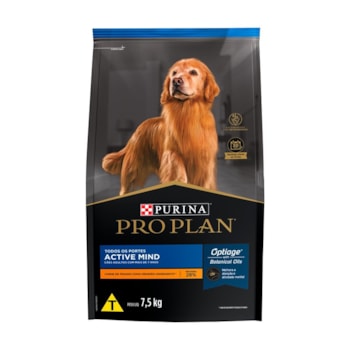 Ração Nestlé Purina Pro Plan Active Mind 7+ Cães Adultos Mini e Pequeno Sabor Frango 7,5kg - Imagem principal