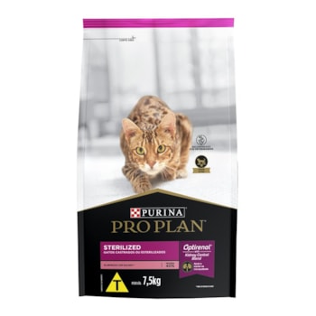 Ração Nestlé Purina Pro Plan Para Gatos Adultos Castrados Sabor Salmão 7,5kg - Imagem principal