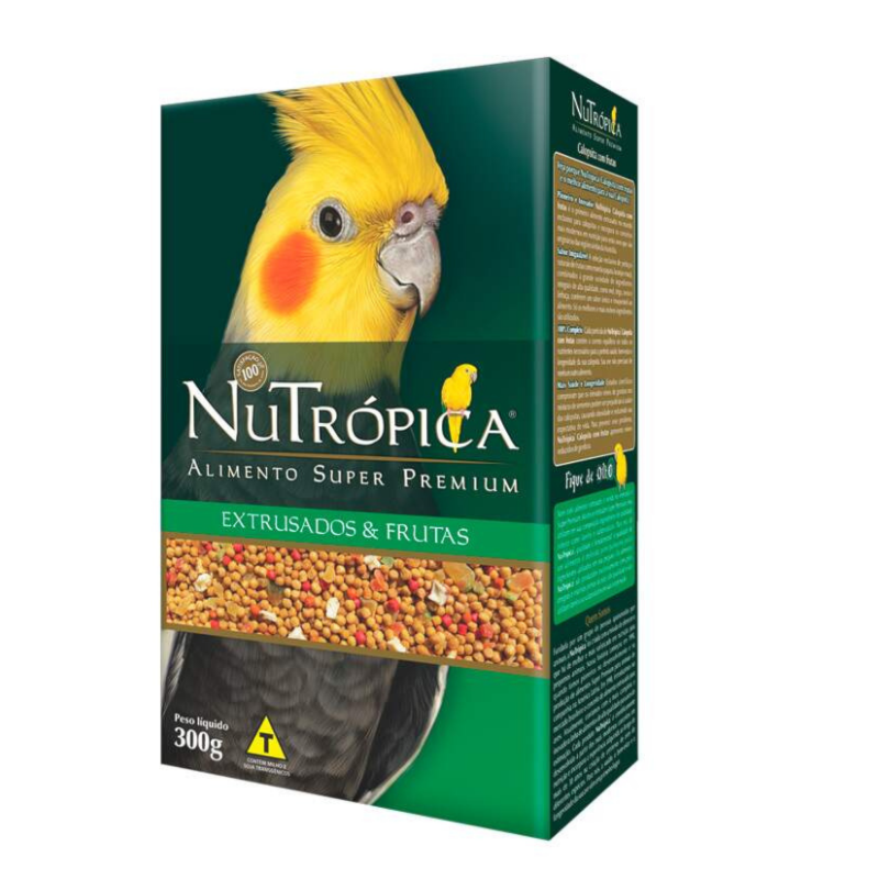 Ração Nutrópica com Frutas para Calopsitas 900gr
