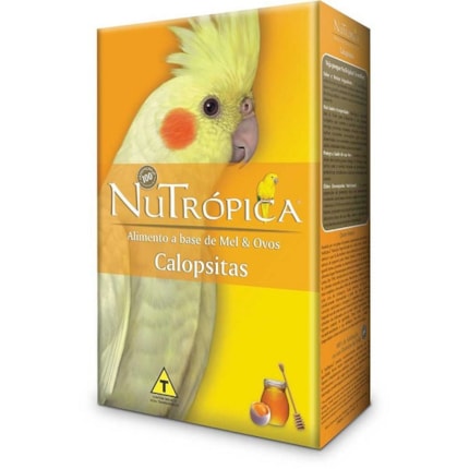Ração Nutrópica Farinhada para Calopsitas a Base de Mel e Ovos 300gr - POLI PET Ração Nutrópica Farinhada para Calopsitas a Base de Mel e Ovos 300gr - POLI PET