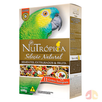 Ração Nutrópica Seleção Natural 600g para Papagaios - Imagem principal