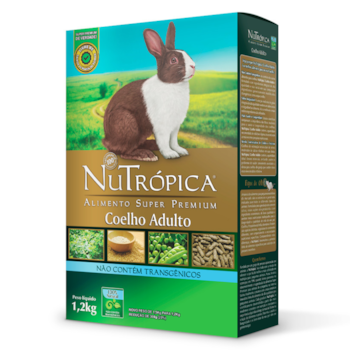 Ração Nutrópica Super Premium para Coelhos Adultos 1,2 kg - Imagem principal