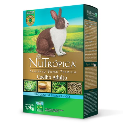 Ração Nutrópica Super Premium para Coelhos Adultos 1,2 kg