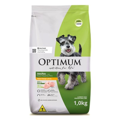 Ração Optimum Dry Cachorros Adultos Raças Pequenas Frango e Arroz 1kg