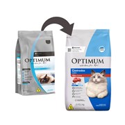 Ração Optimum Dry para gatos adultos castrados carne 10,1kg
