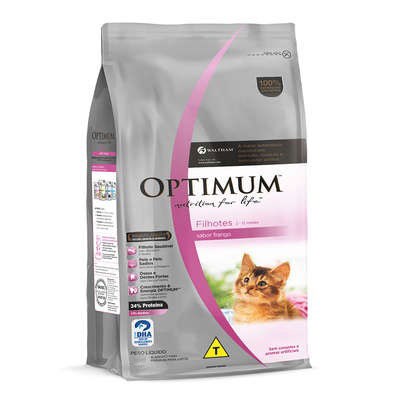 Ração Optimum Dry para Gatos Filhotes Frango 3 kg