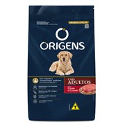 Ração Origens para Cachorros Adultos sabor Carne e Careais 20 kg