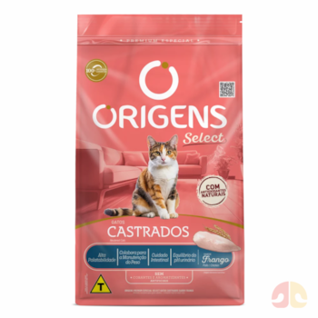 Ração Origens para Gatos Adultos Castrados 10,1 kg sabor Frango - Imagem principal