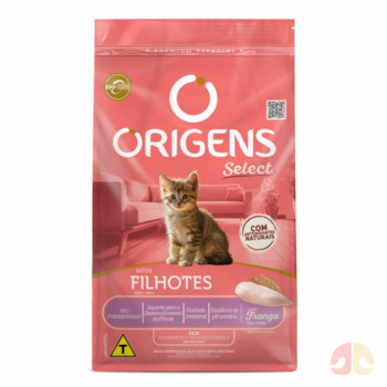 Ração Origens para Gatos Filhotes sabor Frango e Cereais 1 kg - Imagem principal