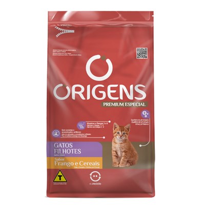 Produto Ração Origens para Gatos Filhotes sabor Frango e Cereais 10,1 kg