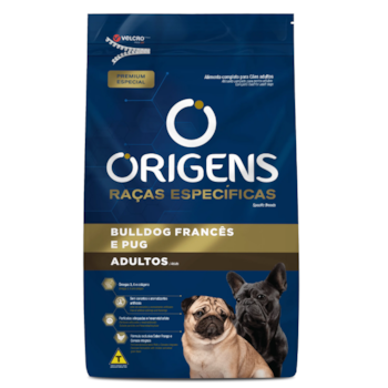 Ração Origens Raças Específicas para Cachorros Adultos Bulldog Francês e Pug 1 kg - Imagem principal