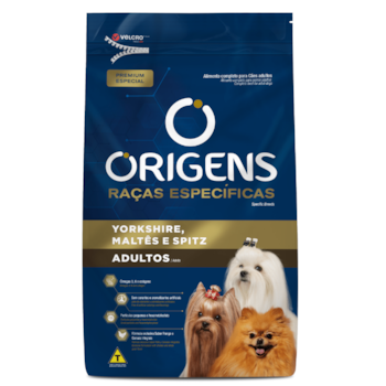 Ração Origens Raças Específicas para Cachorros Adultos Yorkshire, Maltês e Spitz 3 kg - Imagem principal