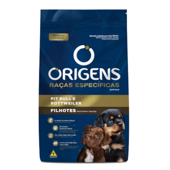 Ração Origens Raças Específicas para Cachorros Filhotes Pitbull e Rottweiler 15 kg - Imagem principal