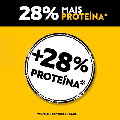 Ração Pedigree High Protein Adulto Sabor Carne e Frango 10,1 kg
