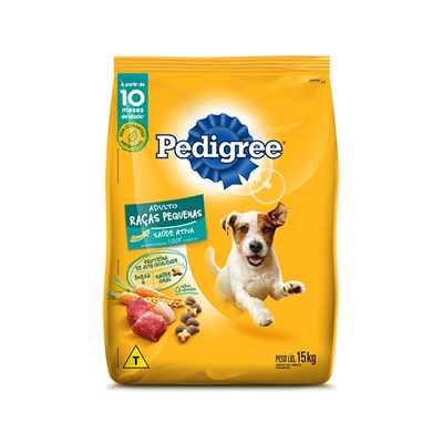 Ração Pedigree para cachorros adultos de raças pequenas 15,0kg