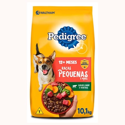 Produto Ração Pedigree Para Cachorros Adultos De Raças Pequenas Sabor Carnes E Vegetais 10,1 Kg