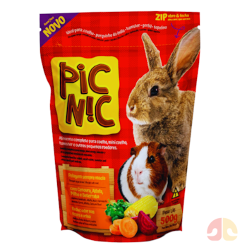 Ração Pic Nic Zootekna para Roedores 500g - Imagem principal