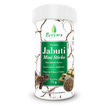 Ração Poytara Jabuti Mini Sticks 75gr - Imagem principal