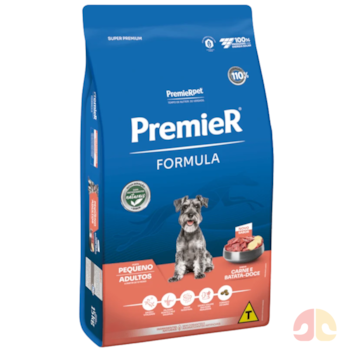 Ração PremieR Formula Cães Adultos Porte Pequeno 15 kg Carne e Batata Doce - Imagem principal