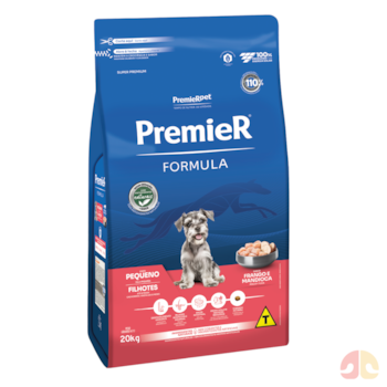 Ração Premier Formula Cães Filhotes de Raças Pequenas Frango e Mandioca 20kg - Imagem principal