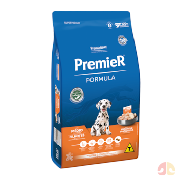 Ração PremieR Fórmula Cães Filhotes Raças Médias Sabor Frango 20kg - Imagem principal