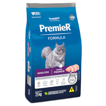 Ração PremieR Formula Gatos Adultos 7,5kg Sabor Frango - Imagem principal