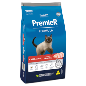 Ração PremieR Formula Gatos Adultos Castrados 7,5kg Sabor Frango - Imagem principal