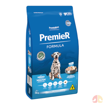 Ração PremieR Formula para Cães Adultos de Raças Médias Sabor Frango 15kg - Imagem principal