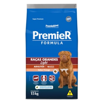 Ração PremieR Formula para Cães Adultos Light de Raças Grandes e Gigantes 15kg - Imagem principal
