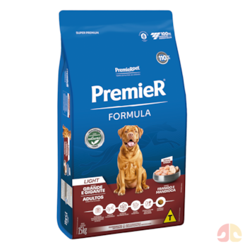 Ração PremieR Formula para Cães Adultos Light de Raças Grandes e Gigantes 15kg - Imagem principal