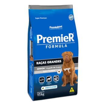 Ração PremieR Formula sabor Cordeiro para Cães Sênior Porte Grande e Gigante 15kg - Imagem principal