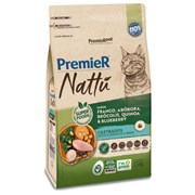 Ração PremieR Nattu Gatos Adultos Castrados Frango, Abobora, Brócolis, Quinoa e Blueberry 1,5 kg