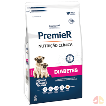 Ração PremieR Nutrição Clínica Diabetes 2 kg para Cães Adultos Raças Pequenas - Imagem principal