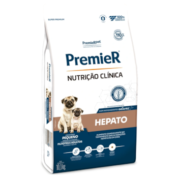 Ração PremieR Nutrição Clínica Hepato para Cães Filhotes e Adultos Porte Pequeno 10,1kg - Imagem principal