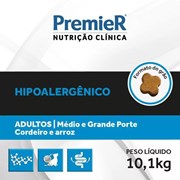 Ração PremieR Nutrição Clínica Hipoalergênico Proteína Hidrolisada cachorro raças médios e grandes mandioca 10,1kg