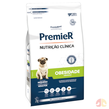 Ração Premier Nutrição Clínica Obesidade Cães Adultos Raças Pequenas 2,0kg - Imagem principal