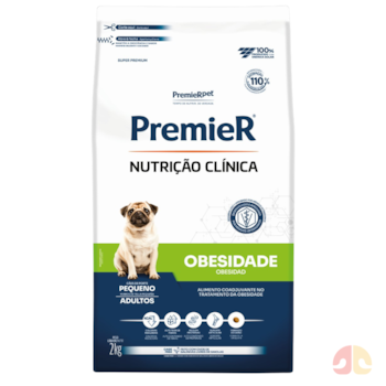 Ração Premier Nutrição Clínica Obesidade para Cães de Pequeno Porte 2kg - Imagem principal
