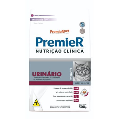 Ração Premier Nutrição Clínica para Gatos Adultos Urinário 500gr