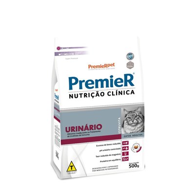Produto Ração Premier Nutrição Clínica para Gatos Adultos Urinário 500gr
