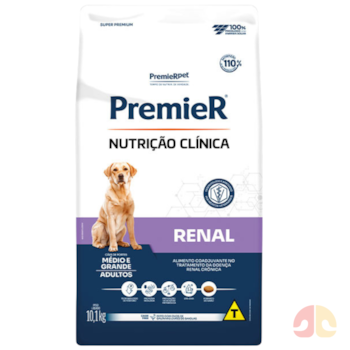 Ração Premier Nutrição Clínica Renal 10,1 kg para Cães Adultos de Porte Médio e Grande - Imagem principal