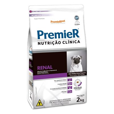 Produto Ração PremieR Nutrição Clínica Renal para Cães adultos de Porte Pequeno 2 kg