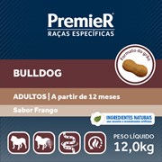 Ração PremieR Raças Especificas bulldog adulto frango 12,0kg