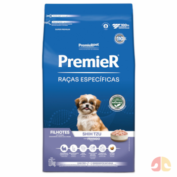 Ração Premier Raças Específicas Cães Filhotes Shih Tzu Frango 1kg - Imagem principal